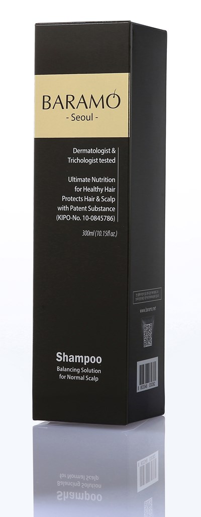 baramo shampoo for normal scalp carton.jpg Image of carton - baramo shampoo for normal scalp carton